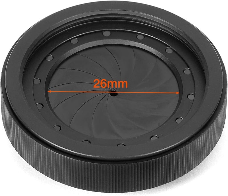 Folisobo Store محول فتحة قزحية قابلة للتعديل M30 إلى M37 محول فتحة قزحية بصرية 1.5-26mm حلقة محول عدسة بصرية PVS-14 بصرية PVS 14 (M30/M37*2) - Image 4